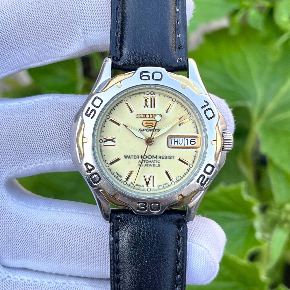 Seiko 5 Sports Automatic SNZ309 Luminous Dial Japan Made Men's