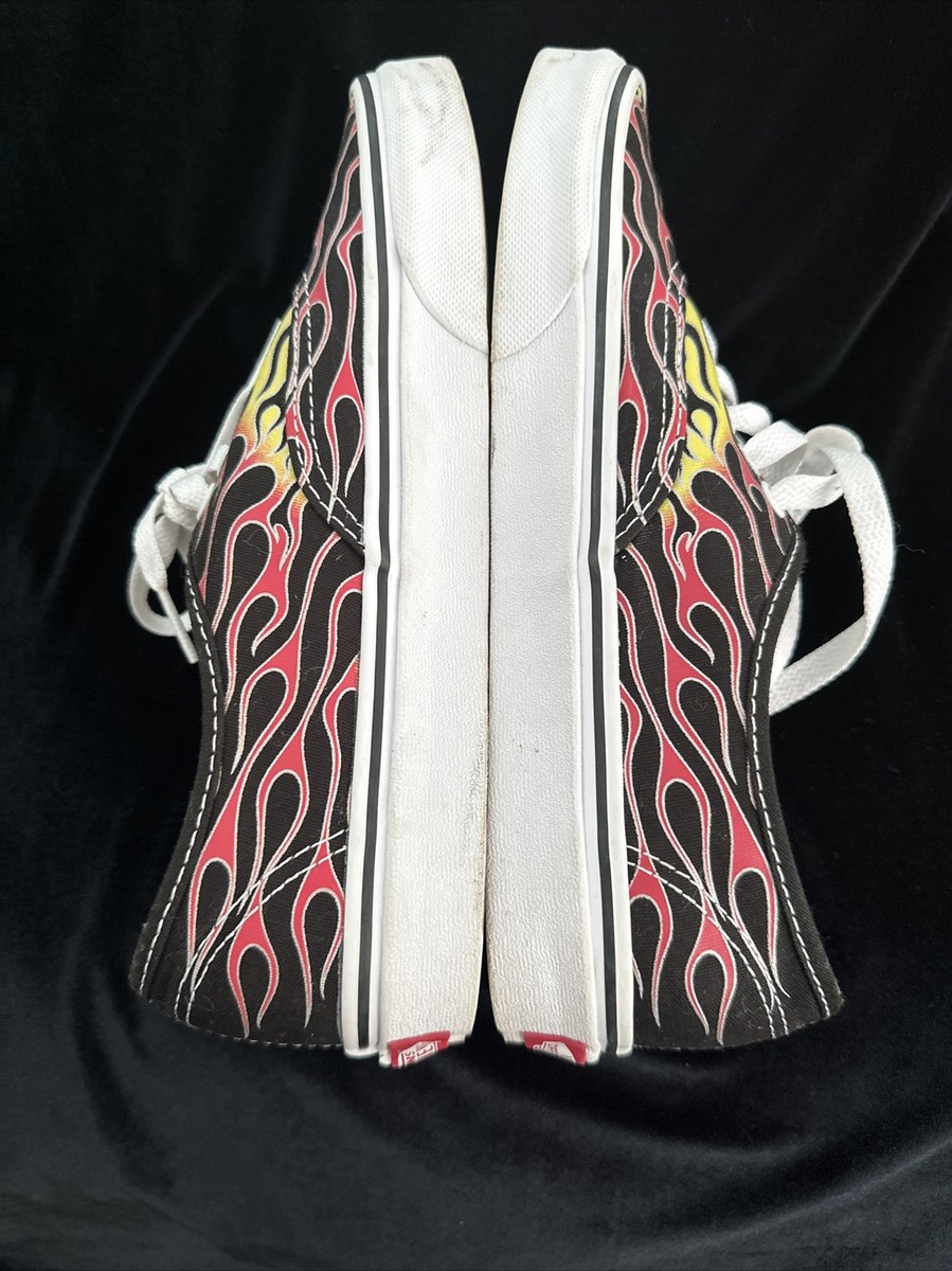 VANS Authentic Era Flame Shoes Old Skool Men's sz 6.5 Flames VANS Authentic Era Flame Shoes Old Skool Men's sz 6.5 Flames