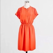 J. Crew Drape Shirt in Orange