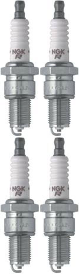Set of 4 NGK Standard Spark Plugs for Polaris 600 IQ SHIFT 2010-2009 Eng 600cc