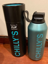 CHILLY'S S2 FLIP    BOTTLE 500ML  MATTE METALIC ATLANTIS
