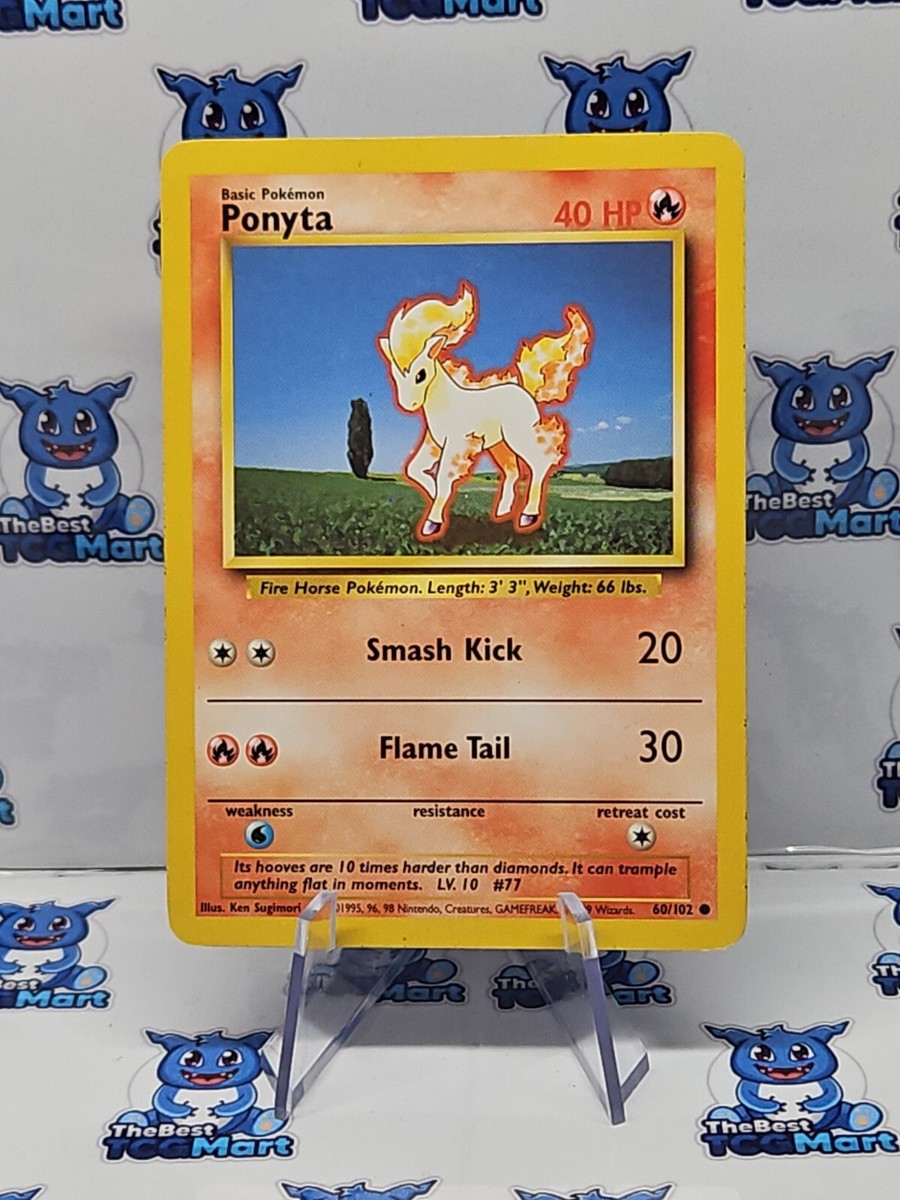 Pokmon Ponyta Base Set 60/102 LP | eBay