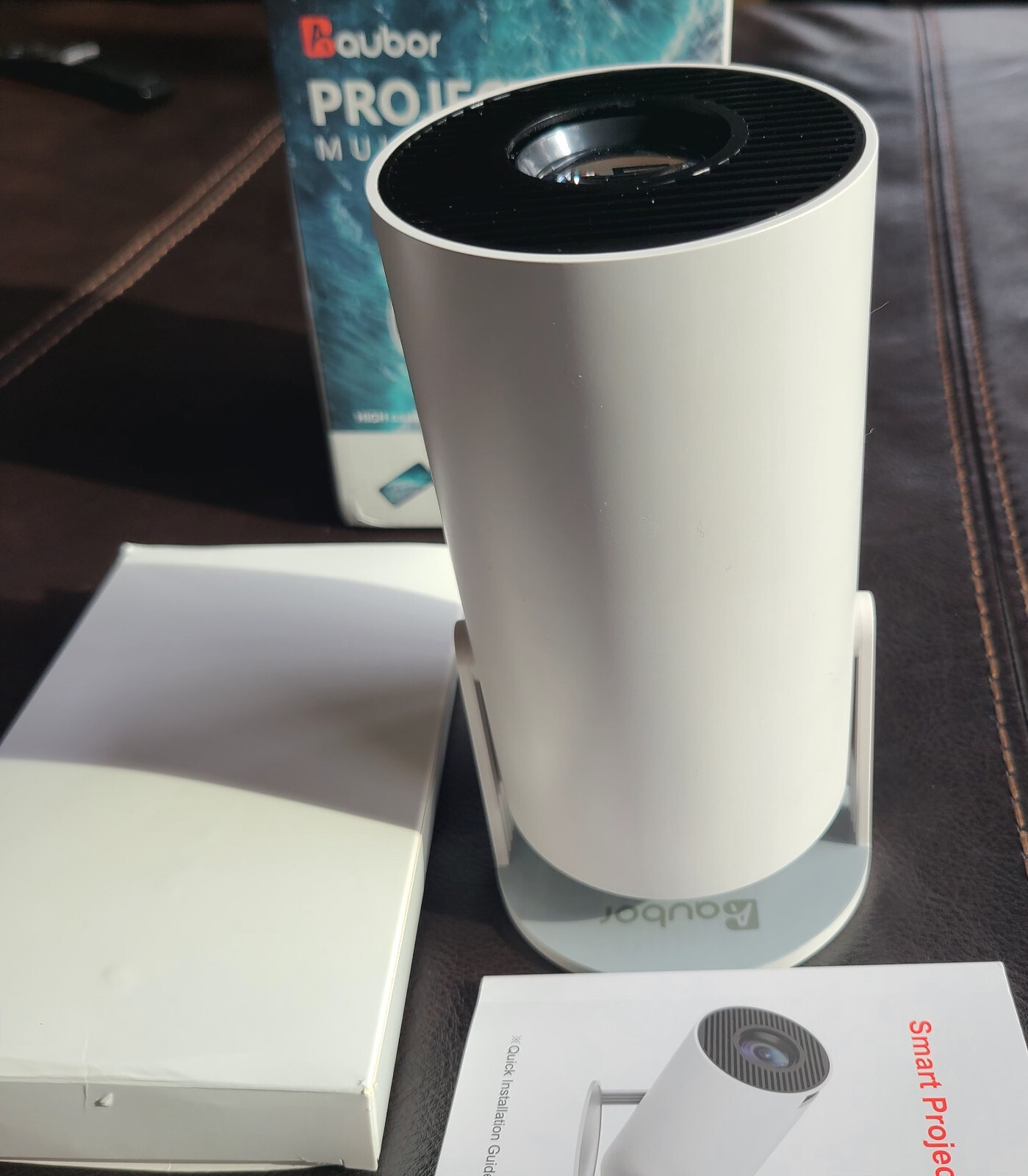 Aubor Multimedia Mini Projector 1080P (HY300)5G WiFi and Bluetooth ...