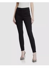 JEN7 Women's Jeans Size 2 Black Comfort Skinny Pull-On Pants MSRP $99