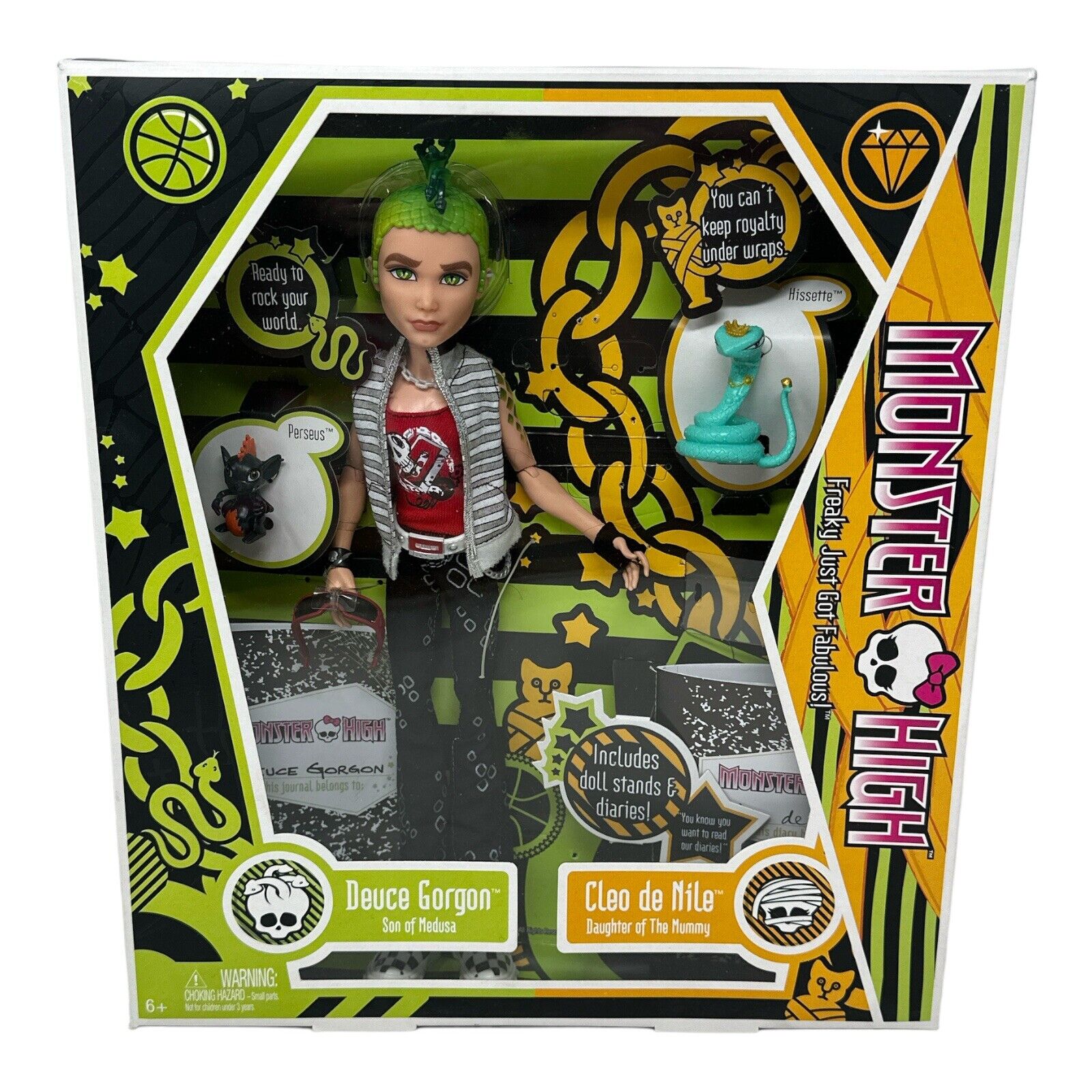 Lot couple cléo nefera gorgon deuce monster high Garçon