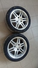 2 CERCHI IN LEGA POSTERIORI ORIGINALI SMART BRABUS 450 - 451 RAGGIO 16