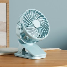 Clip On Desk Fan Portable Rotatable Rechargeable Mini Fan for Stroller Office
