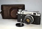 FULLY SERVICED! SOVIET USSR "FED-2" RF camera + INDUSTAR-61 lens M39 (023)
