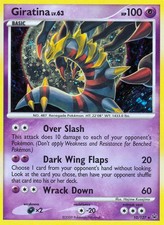 Pokemon Giratina 10/127 Reverse Holofoil LP Platinum Holo Rare