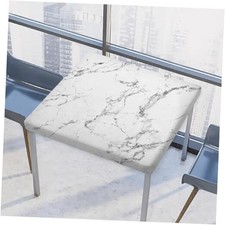 Black  White Marble Print Square Tablecloth, 34 x 34 Inch, 46" x 34" Square 