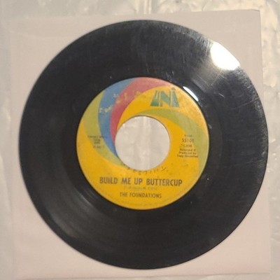 The Foundations ~ Build Me Up Buttercup/ New Direction ~ UNI 45 RPM Record