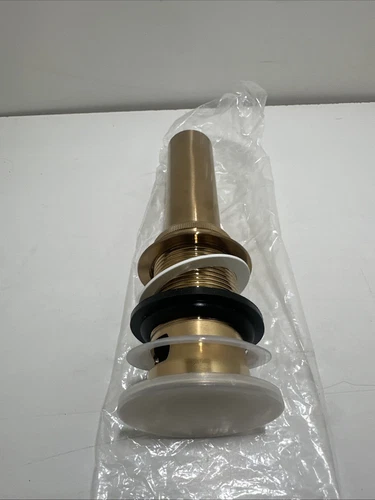 Signature Hardware Lexia Wall-Mount Bathroom Gold Faucet Replacement Part Drain - Picture 2 of 3