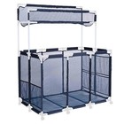AplusChoice Mesh Cover Replacement for 390 Gal Pool Storage Bin 2 Tiers Blue — photo 1