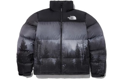 The North Face 1996 Series FW23 Night Forest Print Novelty Nuptse Jacket