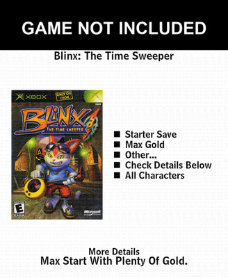 Blinx: The Time Sweeper 100% Unlocked Xbox USB Saves