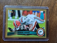 2011 Topps Football #59 Cameron Wake Gold Parallel #1366/2011 NM-Mint