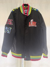 Starter NFL Super Bowl Jacket XL Black Multicolor