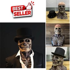 Halloween Latex Skeleton Skull Mask Full Face Horror Cosplay Party Prop