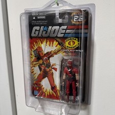GI Joe COBRA RED NINJA 25th Anniversary 2007 Mint In Box