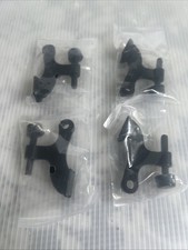 Door Stopper Hinge, Black 4 Pack - Heavy Duty Adjustable Hinge Pin Door Stop