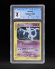 CGC 8 Mewtwo Holo 20/165 EXPEDITION Pokemon 2002 HARD TO FIND SLAB