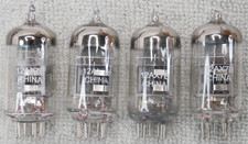 12AX7B QUAD CHINA TEST EXCELLENT GUITAR AMPLIFIER PREAMP TUBES