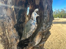 Handcrafted Metal 11-13” Tall Quail Rustic Yard Art