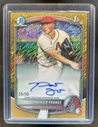 2025 Bowman Draft Patrick Forbes Chrome Auto Gold Shimmer Refractor 1st #/50