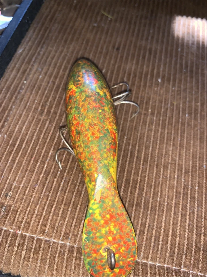 Rush Tango Junior 4 дюйма зеленая желтая пестрая задняя часть - Изображение 4 из 4