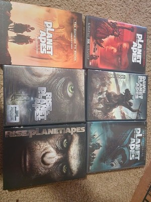 Various  Plant of the Apes Movies: Two are brand new and four of them are used