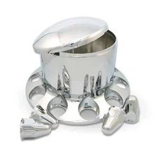 Trux THUB-RP112 Wheel Accessories   Hub Cover, Rear, Chrome, Plastic, With 1.5"