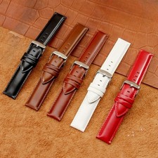 High Quality Genuine Cowhide Leather Watch Strap Quick Release Band 18/20/22mm