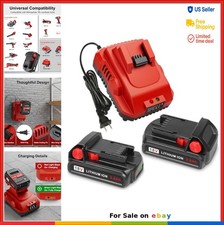 Replacement M18 Battery 18V 3.0Ah 2 Pack Multi-Voltage Charger For Milwaukee