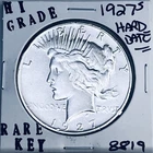 1927 S PEACE SILVER DOLLAR HI GRADE GENUINE U.S. MINT RARE KEY COIN 8819