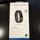 Fitbit Charge 2 Activity Tracker - Large Stainless Steel with Black Band NIB 