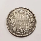 1871 Canada 25 Cents — photo from another recent sale