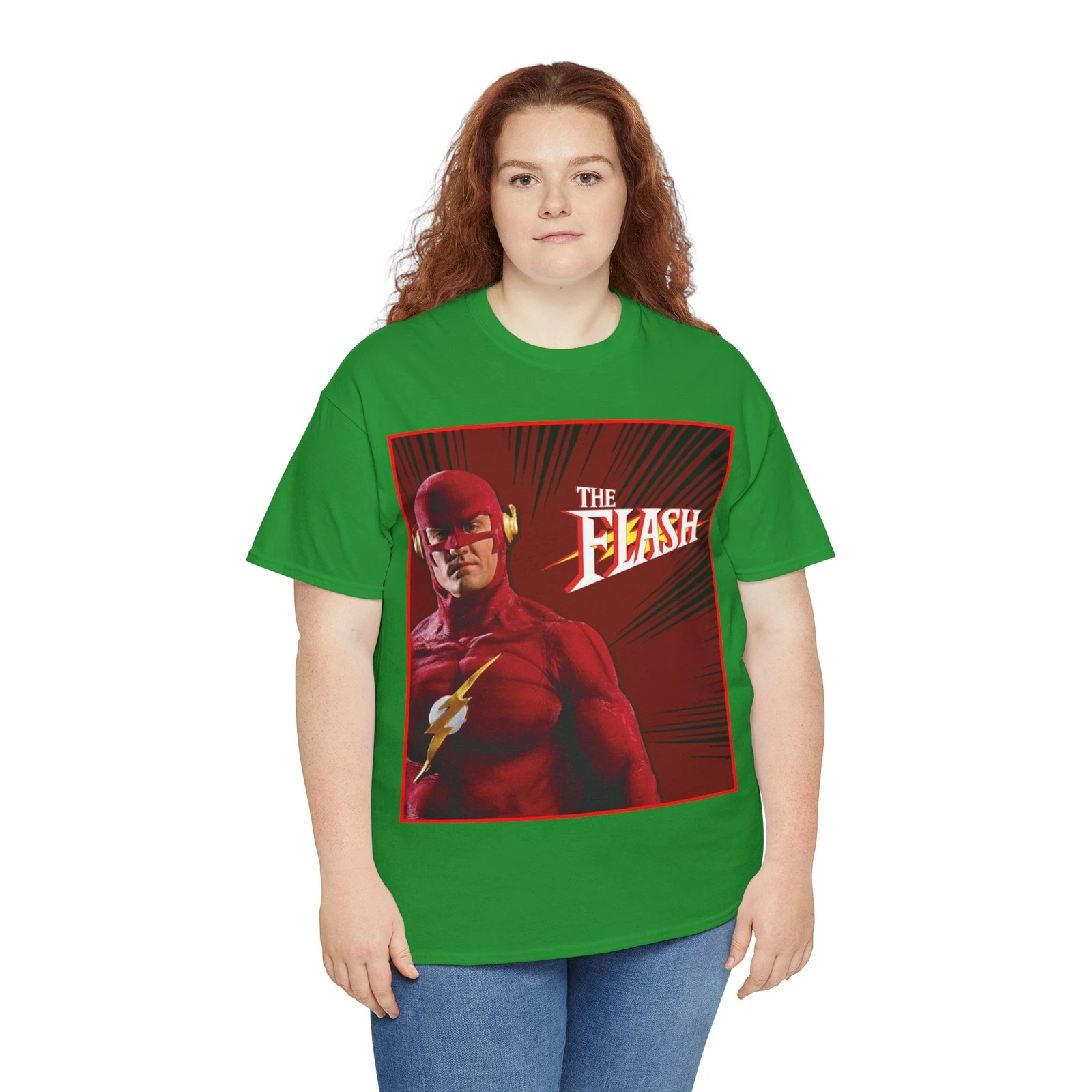 Flash T-Shirt - John Wesley Shipp - DC Comics 1990s TV Series - Barry Allen