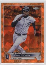 2022 Topps Chrome Sapphire Edition Orange 22/25 Victor Reyes #252 0ij1