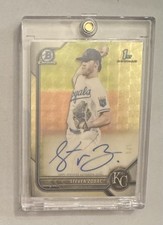 2022 Bowman Chrome Draft 1st Bowman SUPERFRACTOR Auto 1/1 Steven Zobac ROYALS