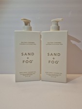 Sand & Fog Salted Caramel Lot Of 2 Body Wash/Shower Gel 32 Oz