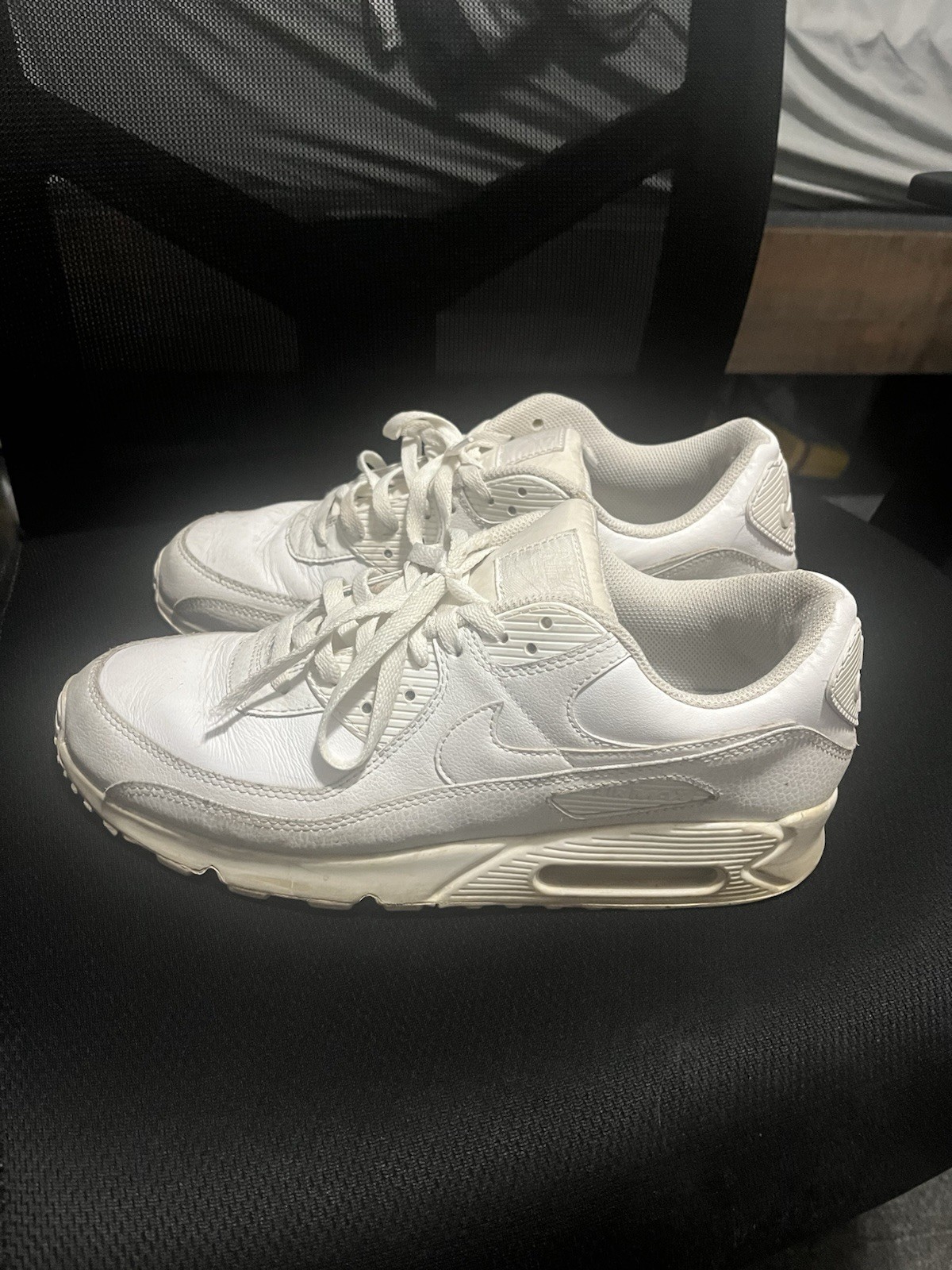 SAOLA Sneakers Nike Air Max 90 bianche suola ammortizzata
