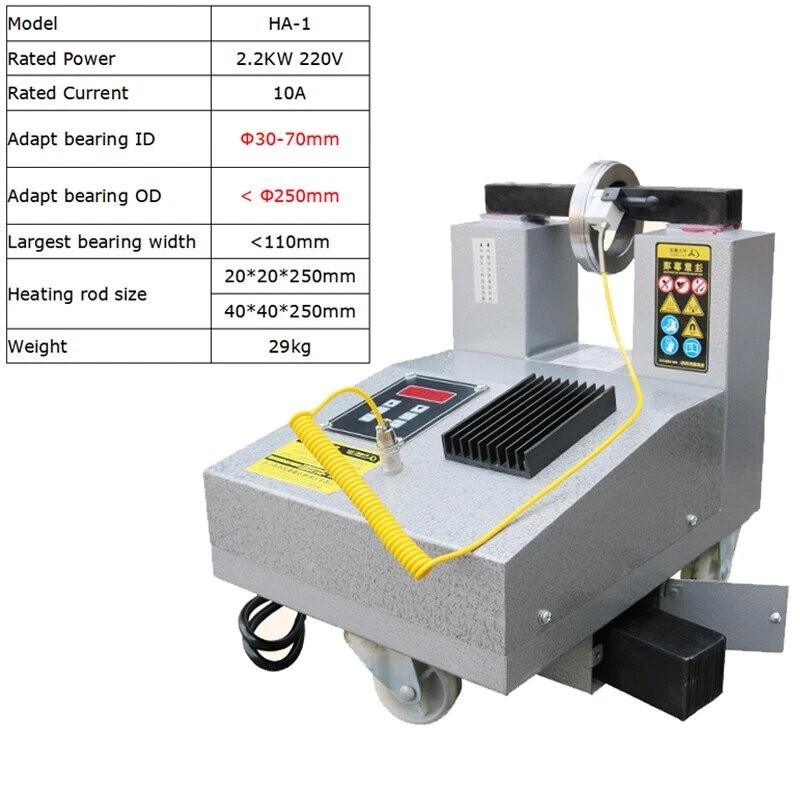 Electromagnetic Induction Bearing Heater, Gear Quick Disassembly & Install