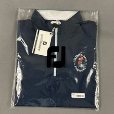 FootJoy Womens Golf Pullover 2024 US Open Pinehurst Logo Small Blue MSRP 125