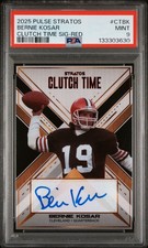 2025 Pulse Stratos - Bernie Kosar - Clutch Time Signature - Red - PSA 9
