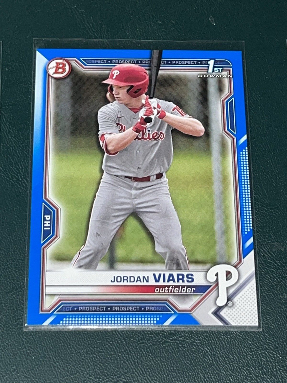 2021 Bowman Draft Jordan Viars BLUE /150