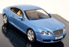 Minichamps 1:43 Bentley Continental GT Silver Lake RHD Diecast Model Car