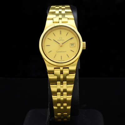 Omega Constellation Lady 18 kt Gold Ref 5680019 Automatik Cal 684 gewartet