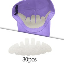 30x Baseball Cap Sweat Liner Lightweight Sweat Bands Soft Hat Size Reducer