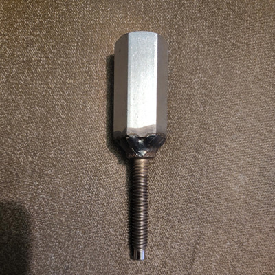 Westward Vise Grip Adapter,single Lead Thread 1MZP8-20 Westward 1MZP8-20