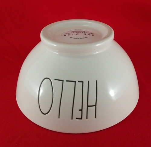 Rae Dunn “HELLO” by Magenta Cereal Snack Dessert Bowl 5 3/4” Dia. - Picture 4 of 7